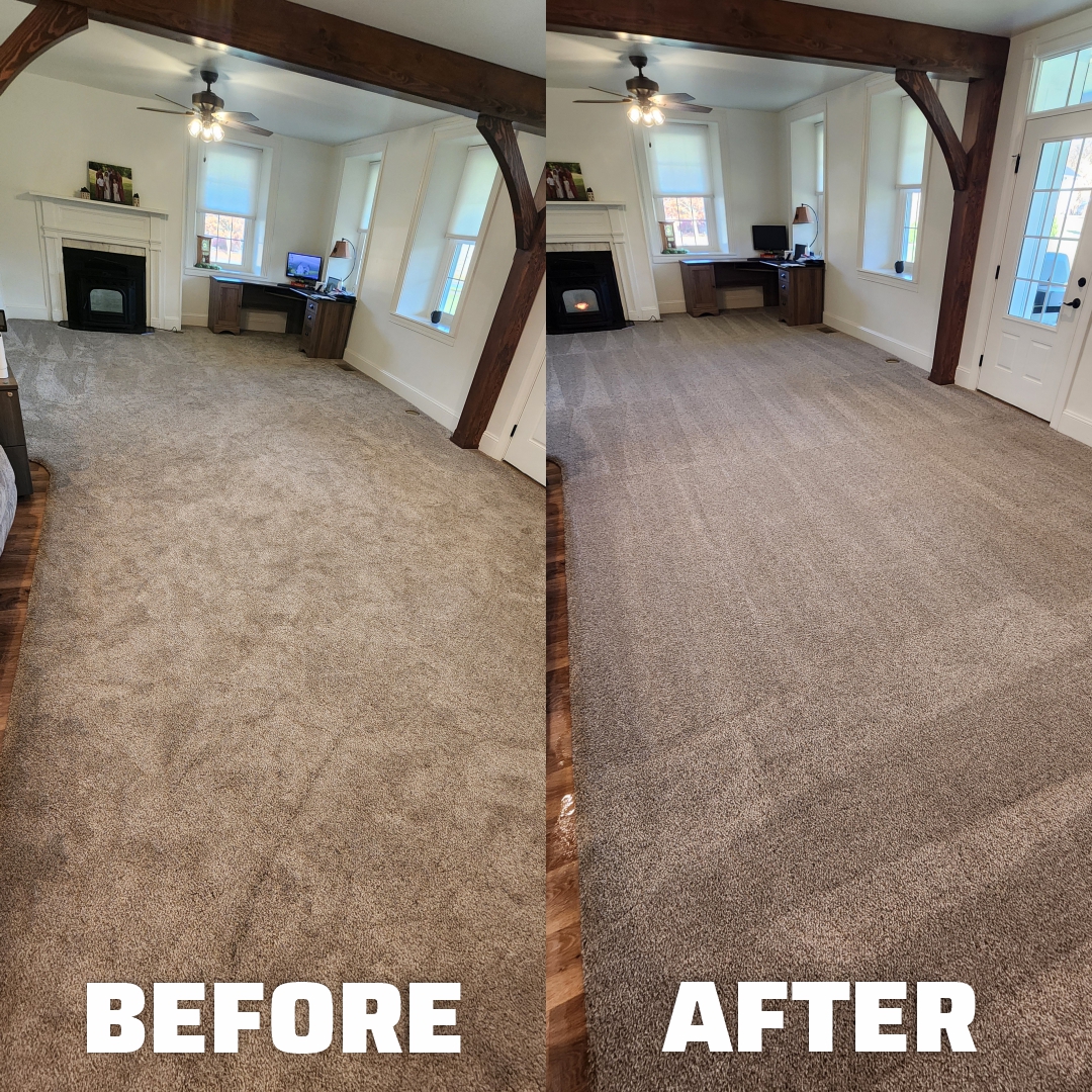 Before and After fireplace room